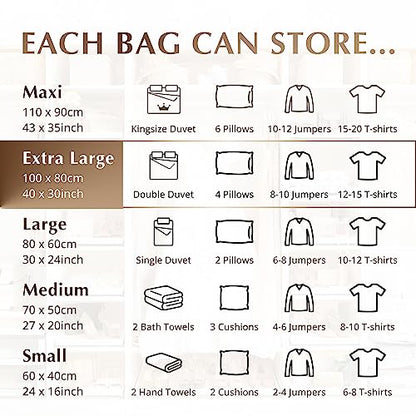 Genie Space - Premium Bags - Extra Large - 5 Pack - size: Extra Large (5pk)