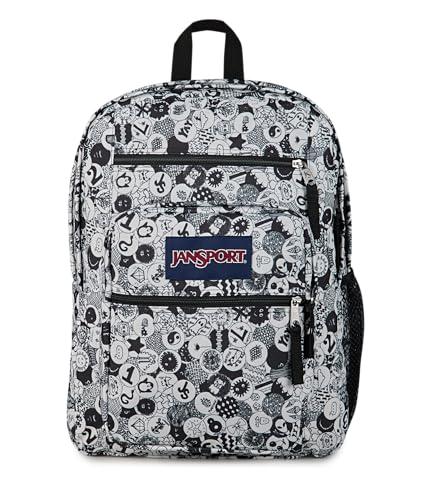 JanSport 34L Big Backpack - 15 Inch Laptop Sleeve, Doodle Dots - color: Doodle Dots