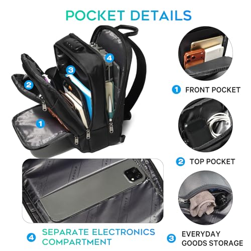 BANGE Anti Theft Sling Bag, Casual Daypack Backpacks - color: Black, size: lock