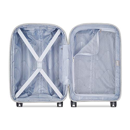 DELSEY PARIS Clavel Hardside Expandable Luggage with Spinner Wheels, White, 2-Piece Set (19/30) - color: White, size: 2-Piece Set (19/30 Inch)