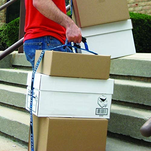 8’ Carry Strap with Handle | Adjustable Belt | Easy, Safe, Secure, Lifting, Moving, Carrying Heavy Boxes, Groceries | Best Luggage Strap (Strap-A-Handle 8ft. Length, 50lb. Capacity) - color: 8' Length, 40lb. capacity