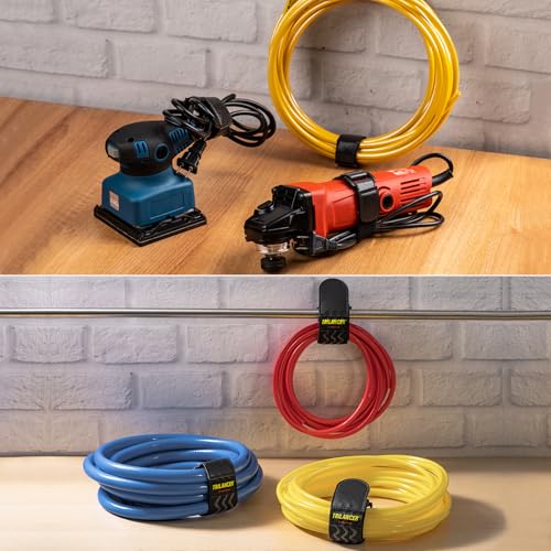 Trilancer Elastic Cinch Straps with Anti-Slip Strips, 5 Size Combo(10-Pack) - size: 5 size combo(9''+12"+14''+18"+24")