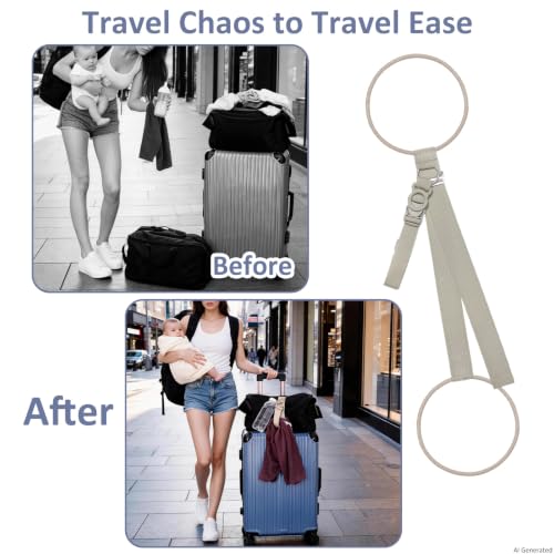 Luggage Straps for Suitcases,1 Khaki - color: khaki