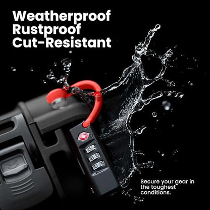 NANUK TSA Approved Lock – Durable, Secure Travel Case Lock with Cut-Resistant Steel Shackle & Rustproof - size: Single