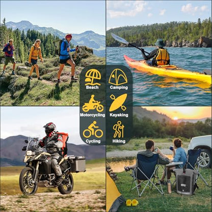 OSAH DRYPAK Waterproof Backpack Dry Bag 35L/55L/85L – Heavy Duty Roll-Top Hiking Backpack for Travel, Kayaking, Boating, Camping, Rafting and Fishing - color: Grey, size: 85L