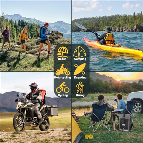 OSAH DRYPAK Waterproof Backpack Dry Bag 35L/55L/85L – Heavy Duty Roll-Top Hiking Backpack for Travel, Kayaking, Boating, Camping, Rafting and Fishing - color: Grey, size: 55L