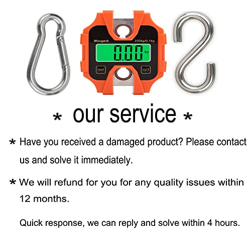 551 lb 250 kg Digital Hanging Scales Heavy Duty Crane Scale