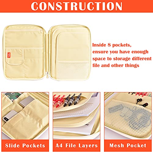 Lanola A4 Document Bags Portfolio Waterproof Business File Holder Travel Gear Organizer Electronics Accessories Bag - color: Gray