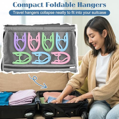 12 Pcs Portable Travel Hangers for Cruise Ship Essentials 2026 - color: Multicolor
