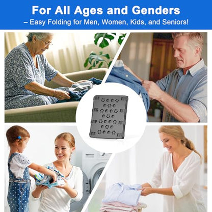 BoxLegend V3 Shirt Folding Board t Shirt Laundry Folder for Clothes Grey - color: Gray