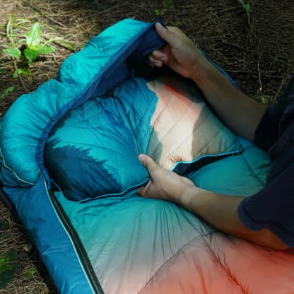 Camping Pillow Compressible Travel Pillow Lightweight Camp Pillow - color: Cliffs, size: Large(15.7''X19.6'')