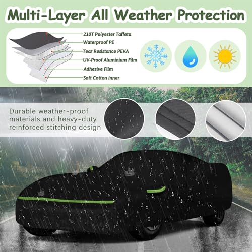 6 Layer Custom Car Cover for 2014-2019 Corvette C7 Stingray Z51 Z06 - size: Corvette C7 Cover
