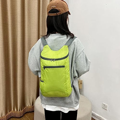Hiking Daypack Ultralightweight Packable Backpack Splashproof Foldable Pack Travel Daypack for Outdoor Camping Climbing, Navy Blue