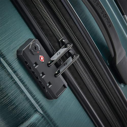 Samsonite Centric 2 Hardside Expandable Luggage with Spinner Wheels, Emerald Green, Checked-Large 28-Inch - color: Emerald Green, size: Checked-Large Spinner