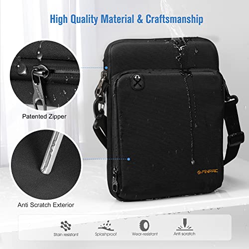 Fintie 11 inch Tablet Sleeve Case, Briefcase Shoulder Bag - color: Black
