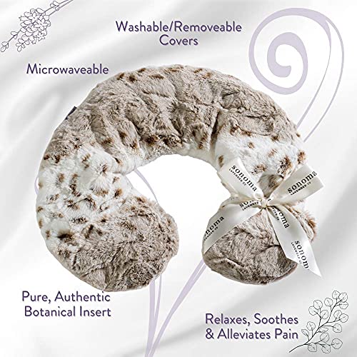 Sonoma Lavender Luxury Lavender Neck Pillow, Arctic Circle - color: Arctic Circle