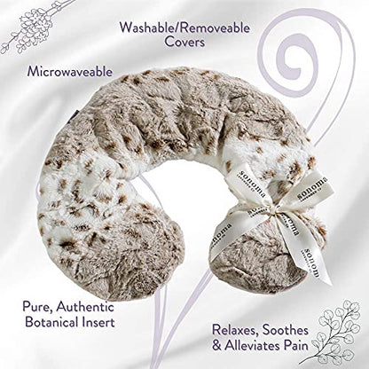 Sonoma Lavender Luxury Lavender Neck Pillow, Arctic Circle - color: Arctic Circle