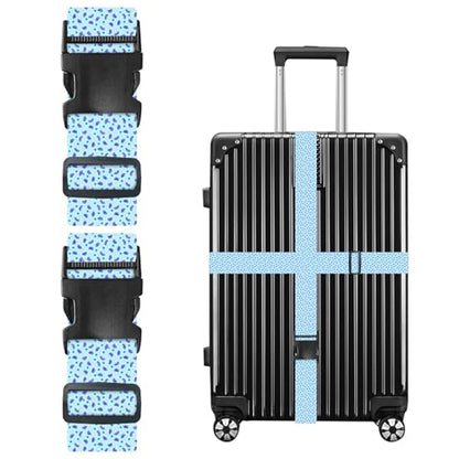 Nuxovilar Luggage Straps Set for Suitcase 1.96x90.5in Polyester - color: YCC01246, size: 1.96"x90.5"