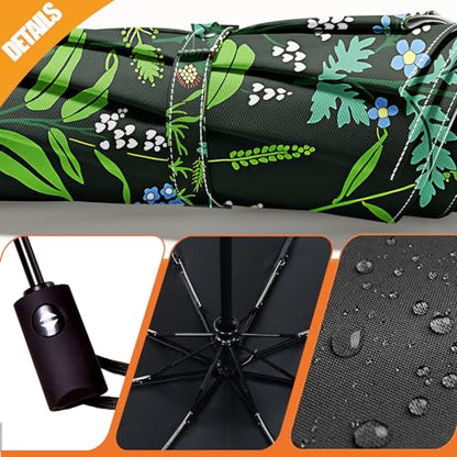 Folding Umbrella, Automatic Small Compact, Sun & Rain - color: MT69