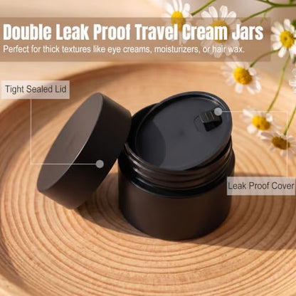 20 Pack Travel Bottles for Toiletries, Travel Containers with Pill Case - color: Dark Color B