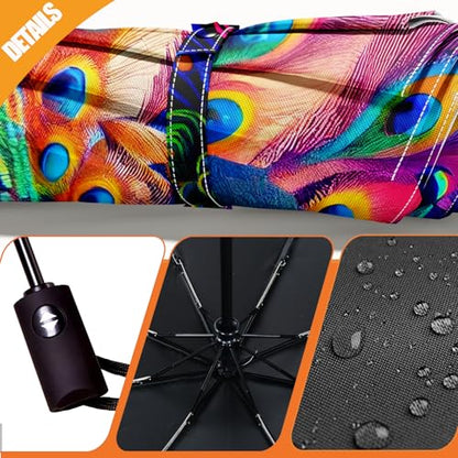 Folding Umbrella, Automatic Small Compact, Sun & Rain - color: MT62