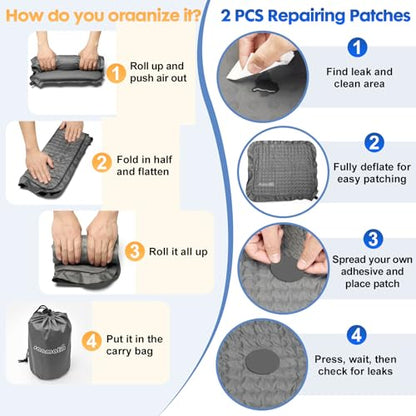 Airplane Travel Seat Cushion. 2, Grey - color: Grey