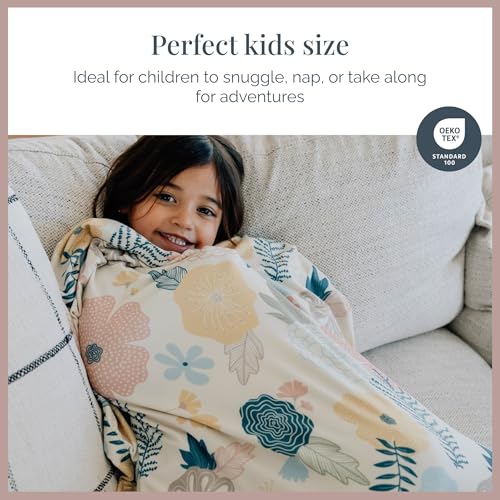 Beddy's Tan Butterfly Travel Blanket with Shoulder Bag for Kids - color: Beige