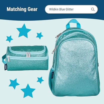 Wildkin Overnighter Duffel Bag for Kids, Blue Glitter - color: Blue Glitter
