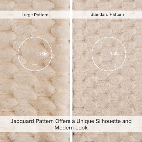 EXQ Home Large Turtle Shell Fleece Throw Blanket for Couch and Bed Beige - color: Beige#large Turtle, size: Throw