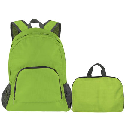 Lightweight Foldable Backpack, Travel Backpack, Daypack with Main Compartment, Outdoor Hiking Camping Backpack (Green) - color: Green