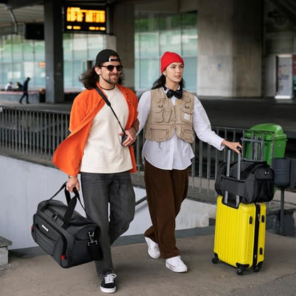 Underseat Carry On Luggage Bag Airplanes Personal Item Bag - 18 IN Grey - color: Grey, size: 18 IN