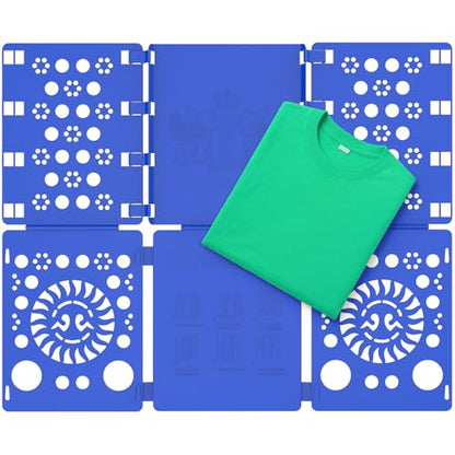 BoxLegend Shirt Folder Board Tshirt Clothes Folder Folding Board Durable Laundry Sorter Helper Liner, Blue - color: Royal Blue