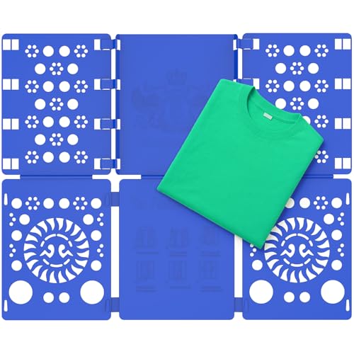 BoxLegend Shirt Folder Board Tshirt Clothes Folder Folding Board Durable Laundry Sorter Helper Liner, Blue - color: Royal Blue