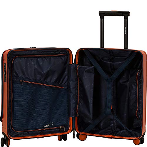 Rockland Tokyo Hardside 19" Laptop Polycarbonate Carry-on Spinner Luggage, Black - color: Black