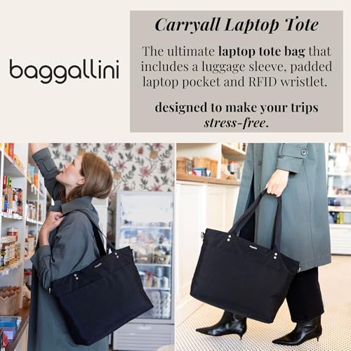 Baggallini Carryall Laptop Tote - color: Mist