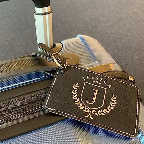 My Personal Memories, Monogrammed Luggage Tag - Engraved Personalized Custom Traveler Gift
