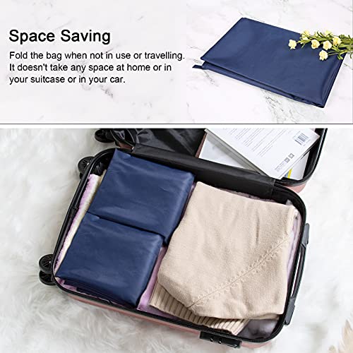 Polecasa 2 Pack Extra Heavy-Duty Laundry Bag with Handles, Navy, 28x36" - color: Navy, size: 28" x 36" | 2 Pack