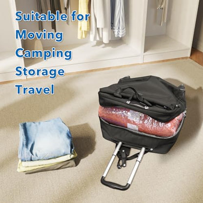 MEIQIHOME Vacuum Storage Bags, Space Saver Sealer Bags for Clothing, Pillows, Comforters, Blankets, Bedding, Travel, 12 Roll Bags, PA+PE Material