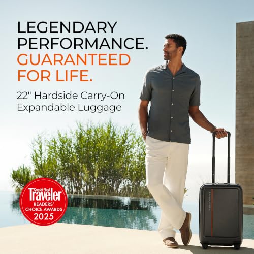 Briggs & Riley ZDX Essential 22 Inch Carry-On Expandable Spinner, Black - color: Black, size: 22" Hardside Carry-On Expandable Spinner