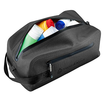 DoppSåk Waterproof & Leak-Proof Travel Toiletry Bag | Large, Black - color: Black, size: Large