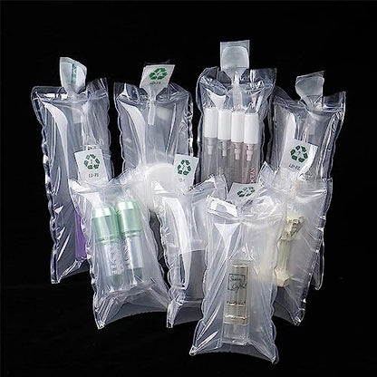 Miupoo Packaging Air Bags,Clear Plastic Inflatable Air Packaging Protector Bag with Free Pump Cushion,Air Inflatable Cushion Blocking Packaging Bag,4x8 Inches,100 Pieces - size: 4x8×100 Inches