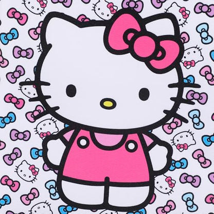 Bioworld Hello Kitty Bows 14" Youth Pink Soft Sided Luggage - color: Hello Kitty Bows Pink