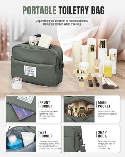 Weekender Bags for Women Travel Weekend Overnight Bag with Shoe Compartment - color: A -Green