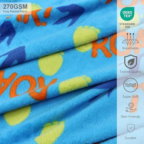 아동용 3 in 1 여행용 베개 및 담요 세트 - color: 공룡 베개 담요 2