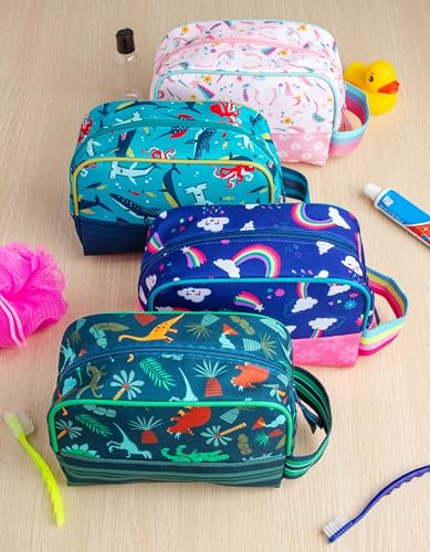 Stephen Joseph, Kids Toiletry Bag, Boys and Girls Toiletry Kit, Travel Bag - color: Leopard