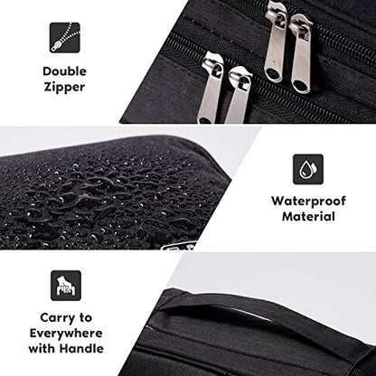 OrgaWise Electronics Travel Organizer, Three-Layer Tech Case - color: Three layer-Black