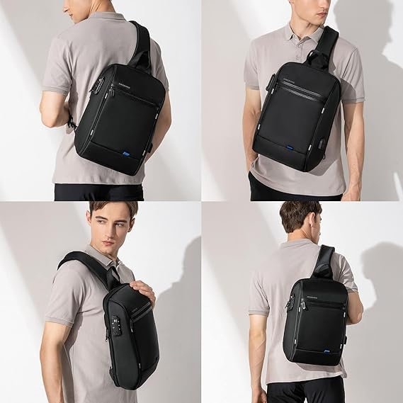 VGOAL Sling Crossbody Bag for Men Anti-theft Chest Shoulder Backpack - color: Fg3165g-us