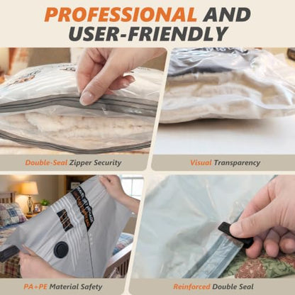 Rechargeable Wireless Pump Travel Vacuum Bags Set - size: 48 Combo Size