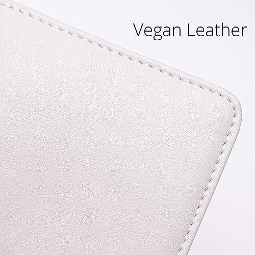 Alldaily Small RFID Wallet for Women Slim Compact Bifold Pocket Ladies Travel Mini Purse (White) - color: White