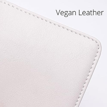 Alldaily Small RFID Wallet for Women Slim Compact Bifold Pocket Ladies Travel Mini Purse (White) - color: White